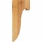 Ekena Millwork Del Monte Rough Sawn Corbel, Western Red Cedar, 6"W x 6"D x 14"H COR06X06X14DEL00RWR - alternate 2